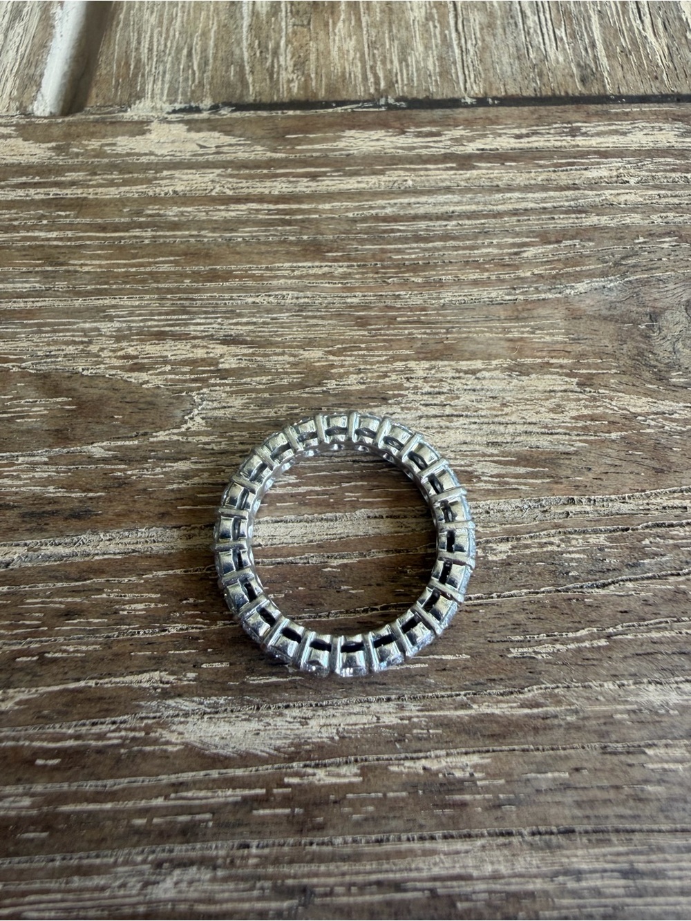 14 carat, white gold eternity ring, natural diamonds, 2 carats - Picture 4 of 6